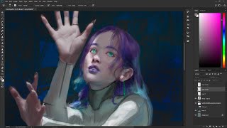 LIVE PINTANDO COM PHOTOBASHING