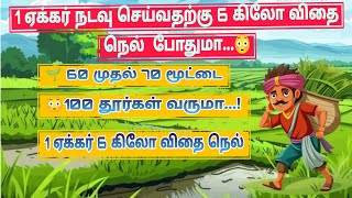 🌾 ஒரு ஏக்கருக்கு 6 கிலோ விதைநெல் | 50 முதல் 60 மூட்டை வரை மகசூல் | Hybrid Paddy Seeds Kaveri 468 🌾