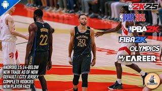 NBA 2K20 - 2K25 Updated Roster | HD Courts | New Trade | Gameplay | Warriors vs Raptors