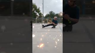 Impressive Skill Learn how to sit on Inline Skate