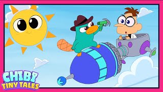 Freezinator 🥶 | Chibi Tiny Tales | Phineas and Ferb | Big Chibi | Disney Channel