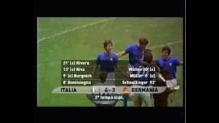"Game of the Century" Italy 4-3 West Germany (1970 FIFA World Cup) Goals