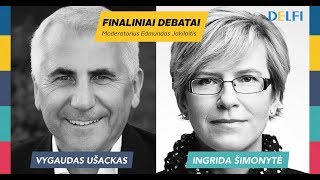 Finaliniai Tėvynės sąjungos prezidentiniai debatai