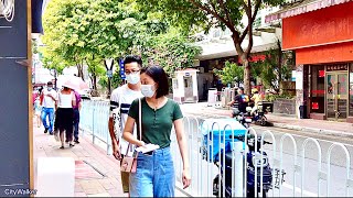 Walking in Guangzhou, today's street view of Haoxian Road.