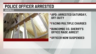 Asheville police officer suspended following DWI arrest