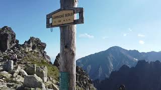 Lomnické sedlo 2190 m.n.m., High Tatras, Slovakia