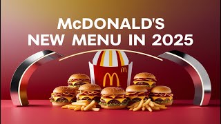 McDonald's Unveils Three New Menu Items Coming to Restaurants in 2025