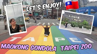 TAIWAN VLOG 🇹🇼 | Taipei Zoo, Maokong Gondola, Dinner at Taipei 101 | Wandering Riz