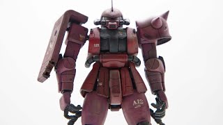 【ガンプラ全塗装】MG 1/100 シャア専用ザク