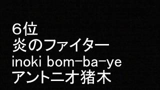 「プロレス入場曲」 おすすめベスト ランキング