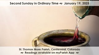 Live Stream Sunday 1030AM Mass - Jan 19, 2025