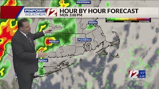 WPRI 12 Weather Forecast 5/27/24:  Fog, Shower Today; Showers and T'storms Tonight