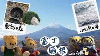 【旅日記11】1泊2日の慰安箱根旅🗻（小田原/彫刻の森美術館/箱根湯本/富士山/大涌谷）