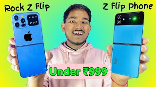 Snexsian Rock Z Flip Vs MTR Z Flip Phone Details Review | iPhone Flip Phone Feat