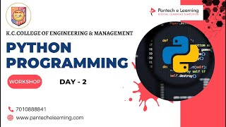 [Day 2] Python Programming | #pantechelearning #workshop #python