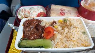 In Flight Meals Mukbang with Philippine Airlines