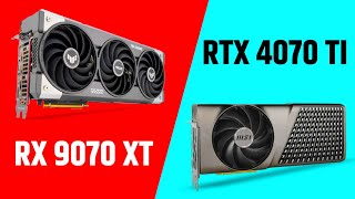 AMD Radeon RX 9070 XT vs Nvidia RTX 4070 Ti - Affordable GPU Battle!