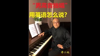 “男高音独唱”用英文怎么说？