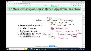 Immunization Part 1 Video For Jphn and Staffnurse Exams /Nurse Queen