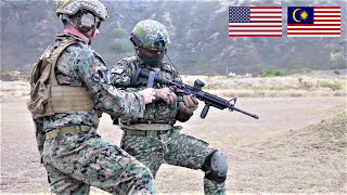 Malaysian Army 18 RAMD PARA and U.S Marines | RIMPAC 2022
