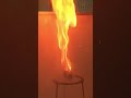 fettbrand u0026 wasser 😳 schlechte idee donttrythisathome chemistry experiment burning fire