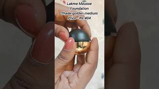 Lakme Mousse Foundation Best For Summer #Lakme #makeup #summer #trending #viral #youtubeshorts