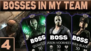 MKX Mobile BOSS Madness. Notorious Jason, Sonya, Quan Chi team! Part 4.