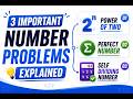 Leetcode Problems in C++ | Power of Two, Perfect Number & Self Dividing Number #leetcode