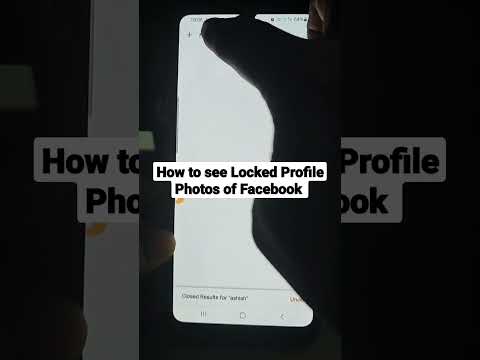 Locked Facebook Profile Pictures: Is It Possible to view #viral #facebook #shorts #profilephoto