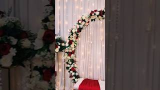 engagement party decoration ideas DIY backdrop flowers floral #shorts #trending #viral #shortvideo