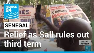 ‘The right decision’: Relief in Senegal after Macky Sall stands aside • FRANCE 24 English