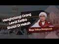 Menghalangi Orang Lewat Ketika Sholat Di Mekah - Buya Yahya Mejawab