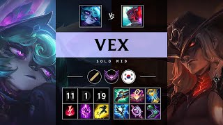 Vex Mid vs Yone: Triple Kill, Legendary - KR Master Patch 14.22