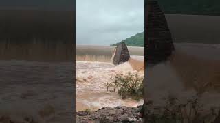 #bayyaram #nature #namalapadu cheruvu alugu #water flow #rain time #ytshorts