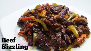 Beef sizzling | বিফ সিজলিং রেসিপি | How to make beef sizzling | Bangladeshi chinese beef sizzling