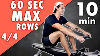 60-Second Max Effort Progressive HIIT Rowing Workout (4 of 4)