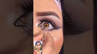 কোন ঝামেলা ছাড়াই চোখে লেন্স পরার পদ্ধতি# Eyelens hack #viral shorts hack #priyanka beautytips hack