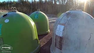 Recycling Hagfors Kommun, Värmland, Sweden.