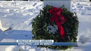 Minot honors veterans with Wreaths Across America at Rosehill Cemetery