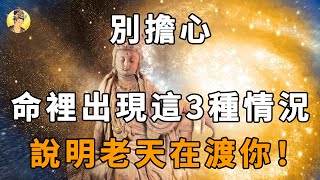 [洞見禪心]心靈禪語: 命裡出現了這三種情况，說明老天爺在渡你        #洞見禪心 #情感語錄 #勵志能量 #佛禪 #曉書說 #佛學 #轉運 #因果 #法鼓講堂 #2022年生肖運勢兔