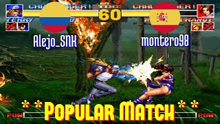 FT10 @kof95: Alejo_SNK (CO) vs montero98 (ES) [King of Fighters 95 Fightcade] Oct 13