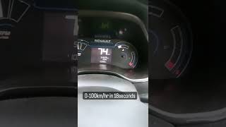 Speed test of Renault Triber 0-100 #race #speedtest #shorts #viral #trendingshorts #triber #renault