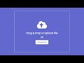How to make Drag and Drop File Upload using JavaScript and PHP