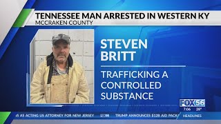 Man arrested in McCraken County for allegedly trafficking in meth