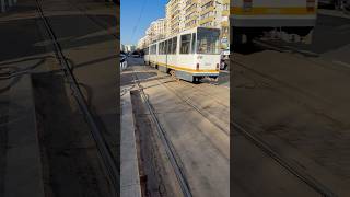 Tramvaiul V3A-93 #360 părăsind stația “Bd. Nicolae Grigorescu” pe linia 36