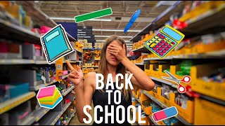 BACK TO SCHOOL SHOPPING BLIND FOLDED CHALLENGE