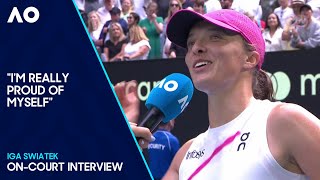 Iga Swiatek On-Court Interview | Australian Open 2024 Second Round