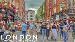 England, London City Street Tour 2023 | 4K HDR Virtual Walking Tour | Top 10 Things to do in London