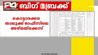 കൊട്ടാരക്കര താലൂക്ക് ഓഫീസിലെ അഴിമതിക്കേസ്; നാല് ഡെപ്യൂട്ടി തഹസിൽദാർമാർക്ക് സ്ഥലം മാറ്റം