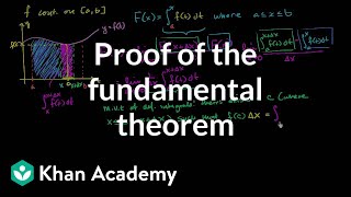Proof of fundamental theorem of calculus | AP Calculus AB | Khan Academy